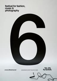 2006: 6 festival for fashion, music & photography | CD Günter Eder Roman Breier grafisches Büro